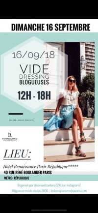Vide dressing blogueuses + brunch pour 2 à l’hotel 5* à gagner