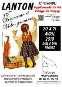 16°,Brocante et vide-greniers de Pâques