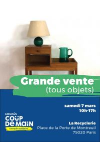 Grande vente solidaire - Emmaüs Coup de Main