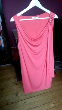 robe rose/corail