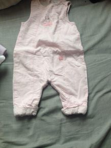 salopette rose bébé pas cher