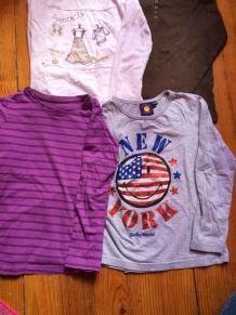 Lot 4 t-shirts 8 ans