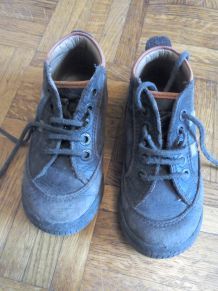 Chaussures garçon Aster marron pointure 24