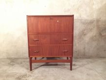 Coiffeuse commode scandinave en teck