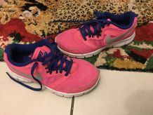 Nike free run rose et bleu 