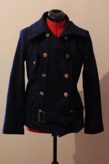 Manteau bleu femme T38