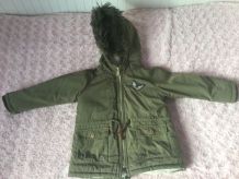 Manteau hiver kaki 2-3 ans