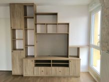 Meuble TV bibliothèque ARCHEA