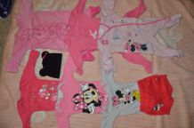 lot de body +short  et pyjama mini
