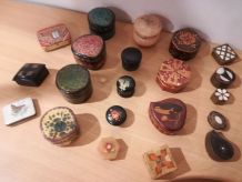 Collection de 30 boites miniatures