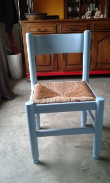 10 chaises bois style 'ferme" à saisr