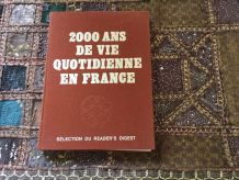 Livre 2000 ans de vie quotidienne en France 