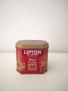 Ancienne boîte à thé LIPTON of London, Royal Ceylan