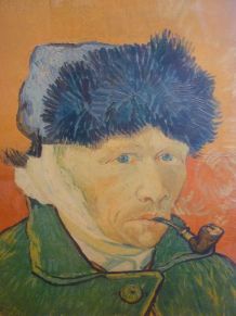 Van Gogh Reproduction de l'autoportrait à l'oreille bandée