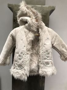 Manteau Fourrure 3/4 ans