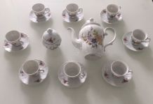 Service 10 pièces en porcelaine à motifs fleuris Barock Self
