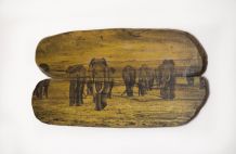  Bois Flotté Photowood éléphant