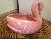 Joli cygne rose email Sia vintage 