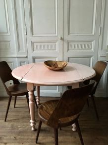 Table bois massif vintage