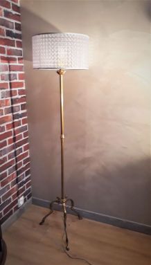 lampadaire bronze 1960 à 70 pied bronze