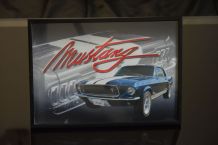 photo Mustang encadrée
