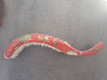 Ancienne balayette ramasse miettes décor chinois
