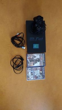 Playstation 2 complète avec 2 jeux et hdd