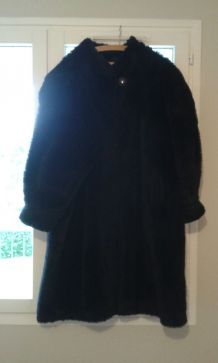 Manteau femme fourrure synthétique vintage
