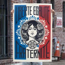 Liberté Égalité Fraternité de Shepard Fairey 