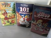 lot de 3 cassettes DVD pour enfants