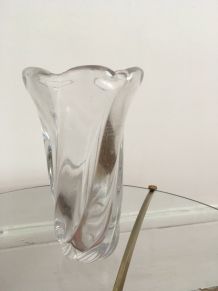 Vase vintage en verre années 50 – signé Orrefors