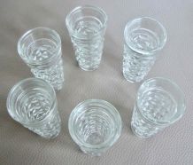 6 verres des années 50