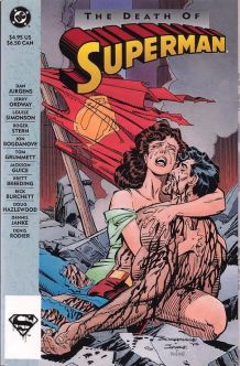 Death Of Superman variant newstand 1992 Collector