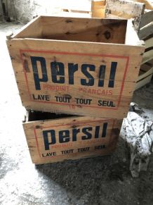 Caisses bois Persil