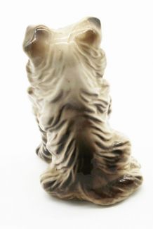 Statue chien céramique