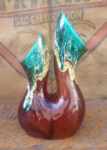 Joli vase en céramique style Vallauris 