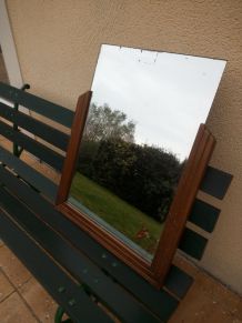 miroir en bois années 30