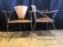 2 Fauteuil Design Éditeur Arrben Italy Années 70