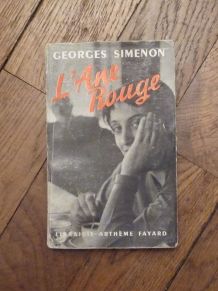 L'Ane Rouge- Georges Simenon- 1955- Librairie Artheme Fayard