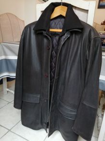 Manteau cuir