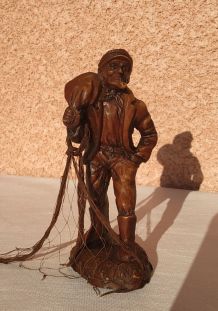 Statue pêcheurs breton