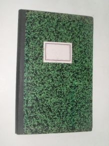 Livre registre comptable paie vintage