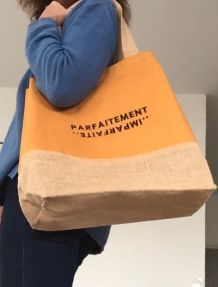 grand sac shopping toile neuf