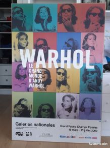 Tres belle affiche Warhol