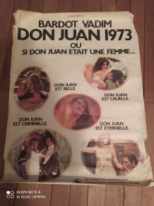 Affiche Brigitte Bardot don Juan 1973