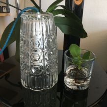 Vase verre moulé italien 70’’