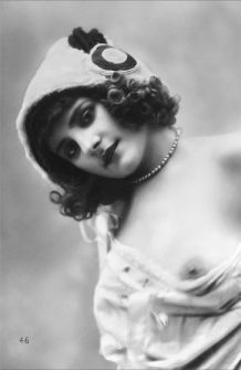 Photographie vintage femme cabaret nu - 1920 - 04