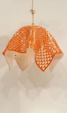 Lustre motifs orange 