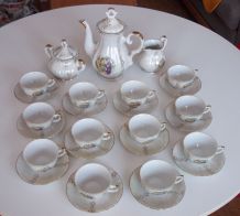Service à café/thé 15 pièces porcelaine Italie