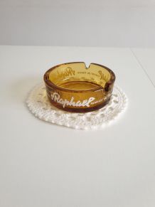 Cendrier ambré St Raphaël - Vintage français 